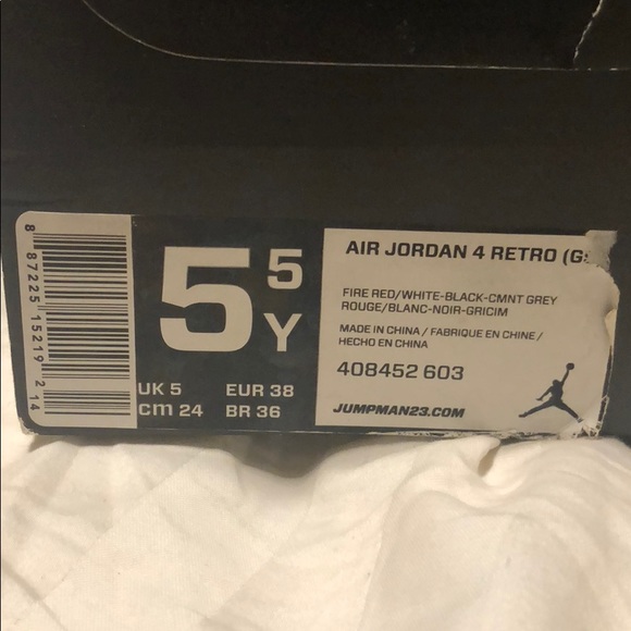 Air Jordan 4s Retro(GS) Toro Bravos MAKE OFFER - Picture 6 of 8